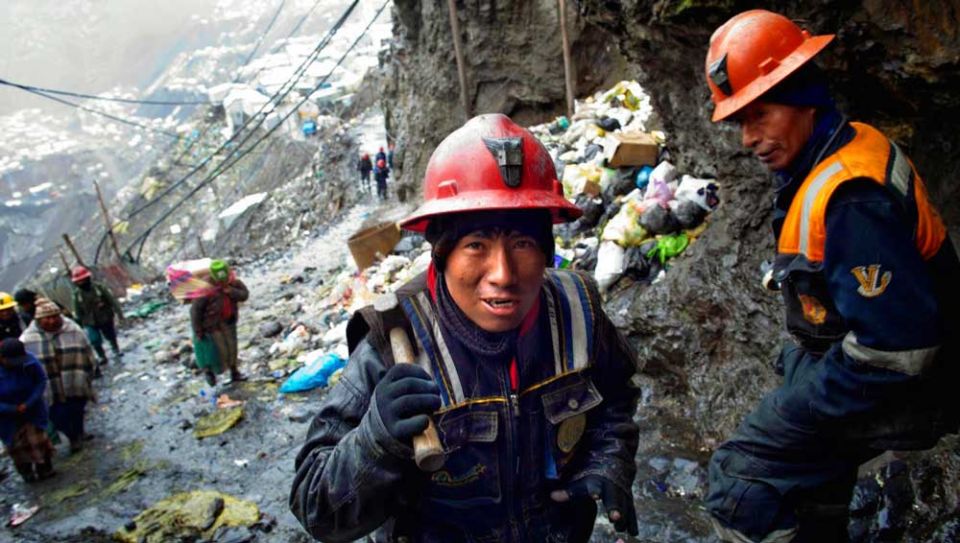 Gold Miners in Peru
